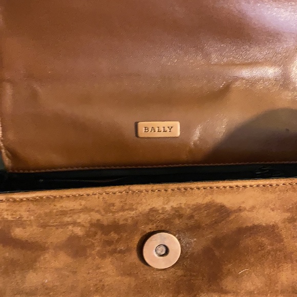 BALLY Evening Suede Leather bag - Picture 4 of 8